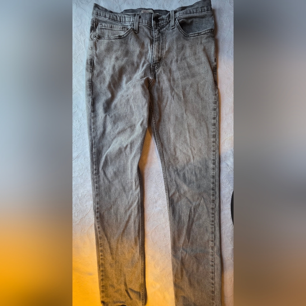 Levi Strauss Men's Gray Slim Jeans